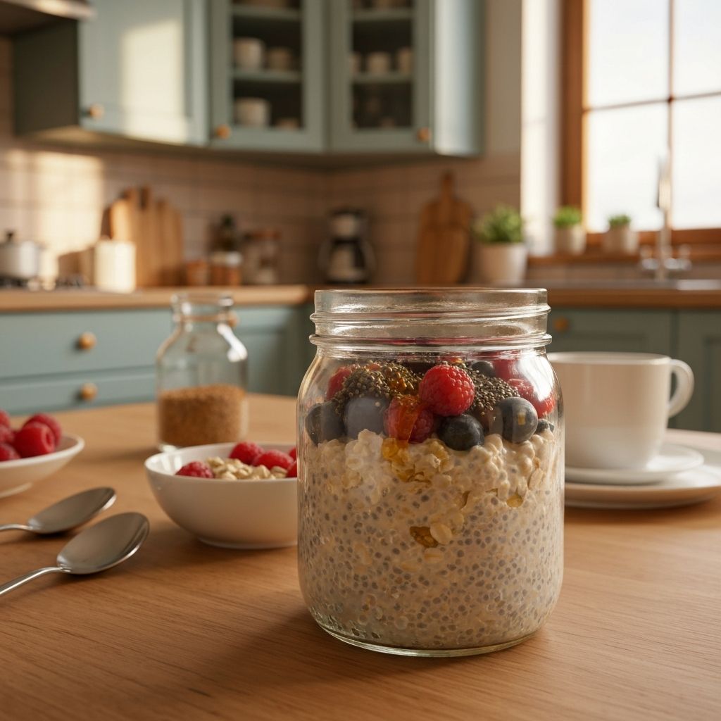 Parfait de Avena y Yogur