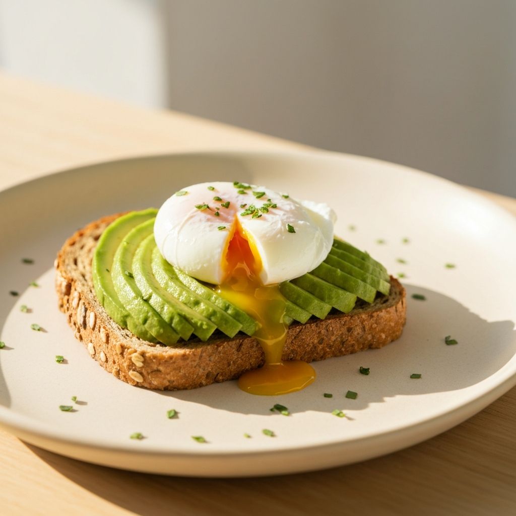 Tostadas de Palta y Huevo